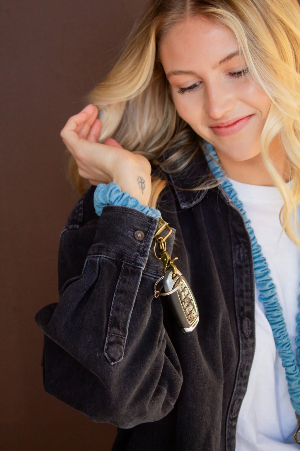 Baby Blue Jean Keychain - Image 3