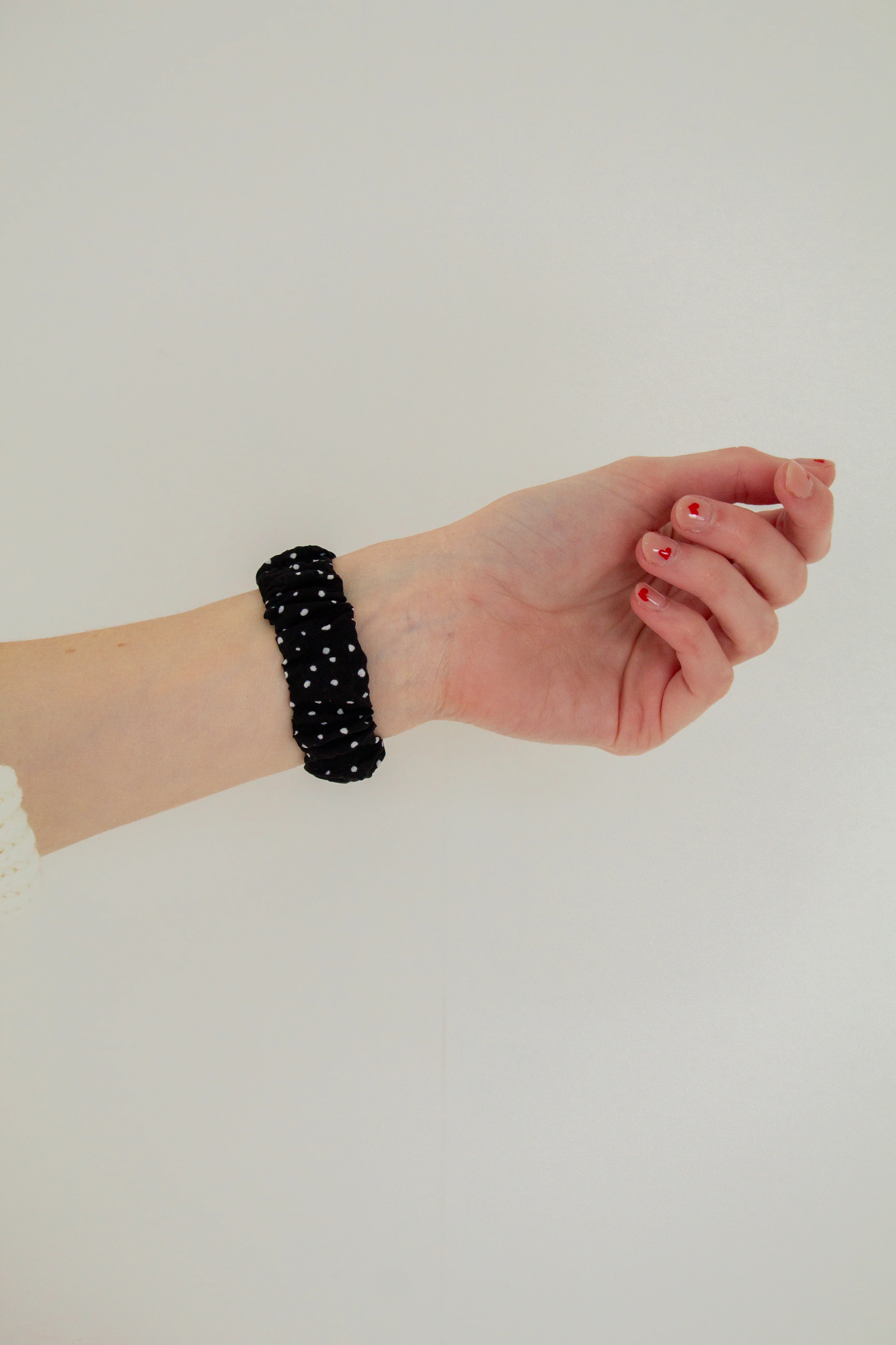 Black Polka Dot Apple Watch Band - Image 5