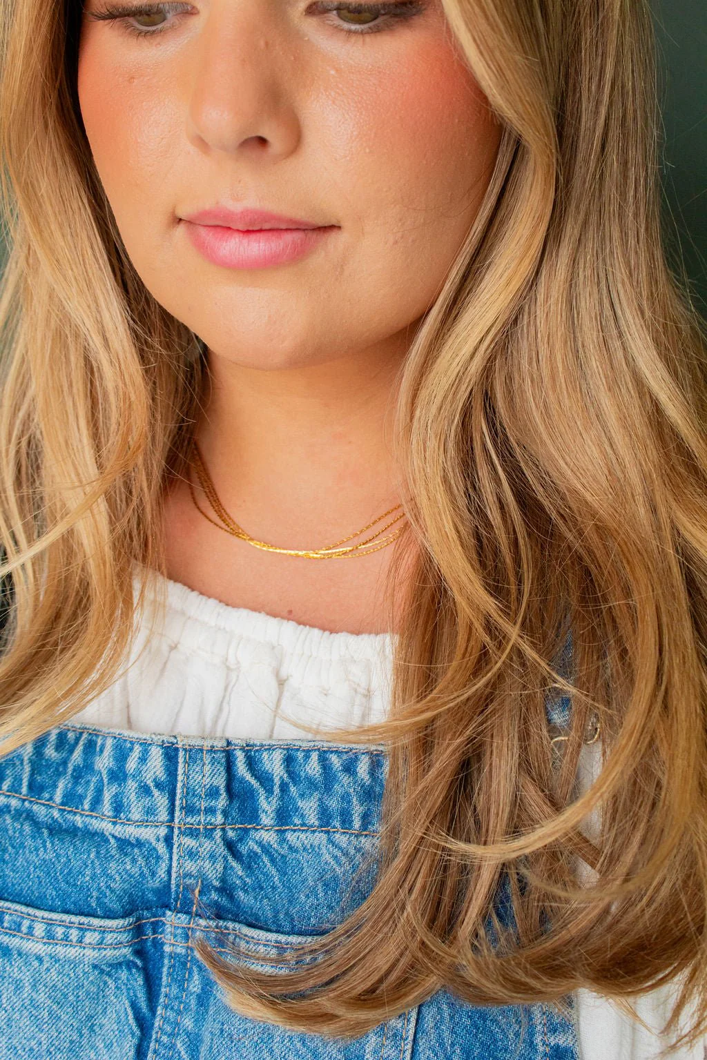 Dainty Multi-Layer Chain Necklace - Image 3