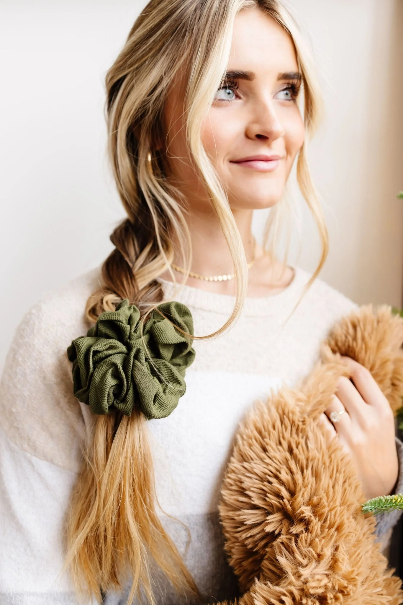 Evergreen Jumbo Scrunchie - Image 4