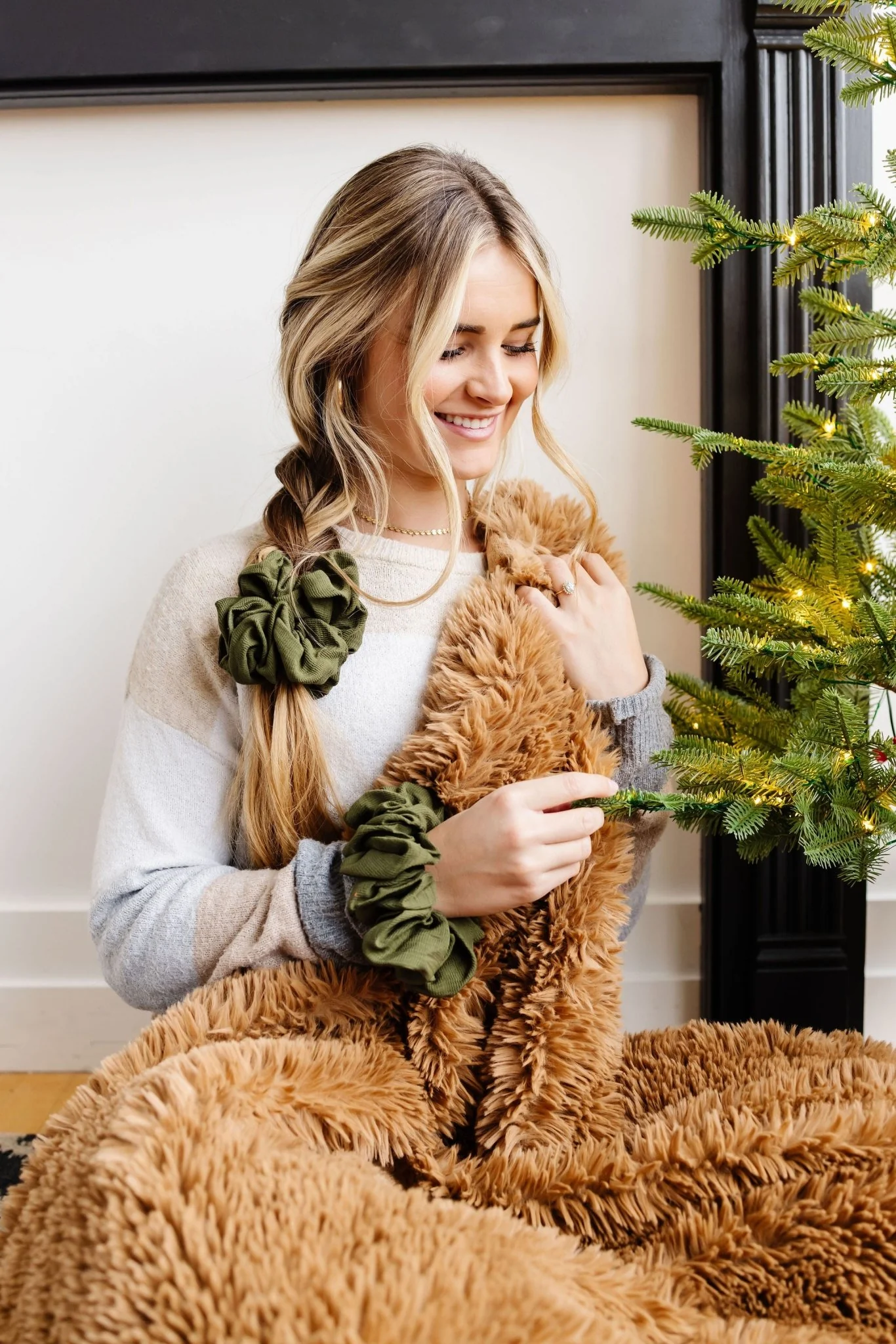 Evergreen Jumbo Scrunchie - Image 5
