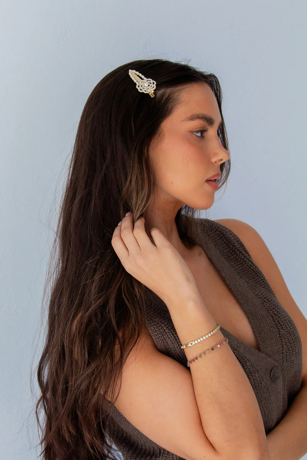 Gardenia Pearl Clip - Image 4
