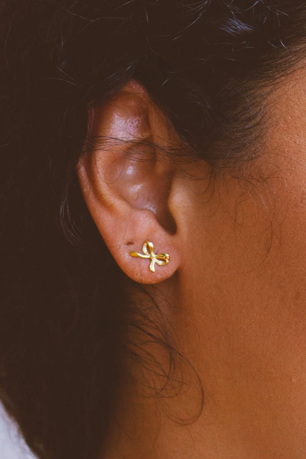 Girly Bow Earrings - Hypoallergenic - Image 4
