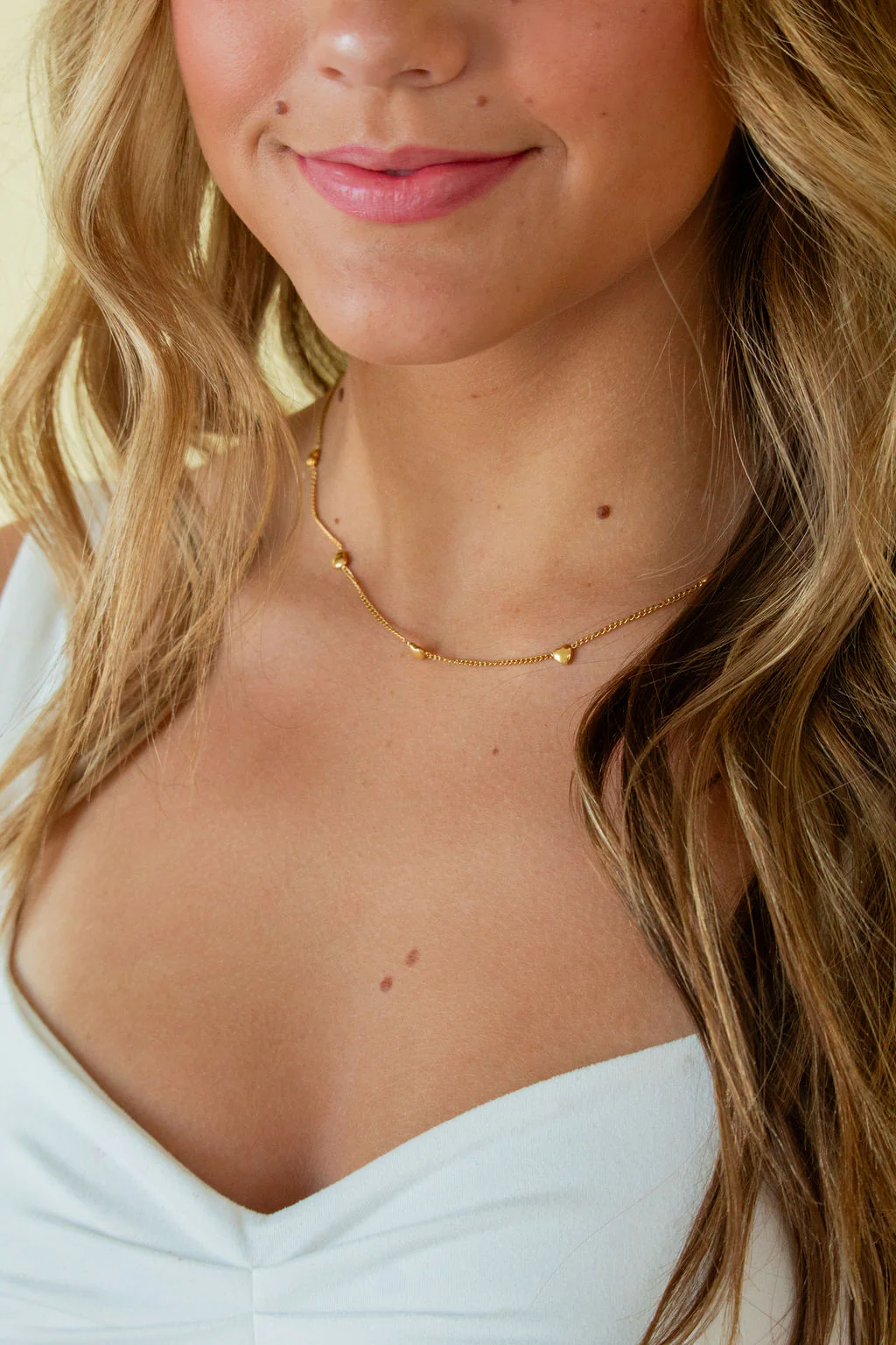Hearted Chain Necklace - Image 2
