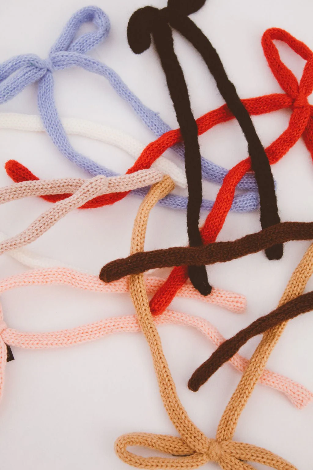 Knit Long Bow Tie - Image 4