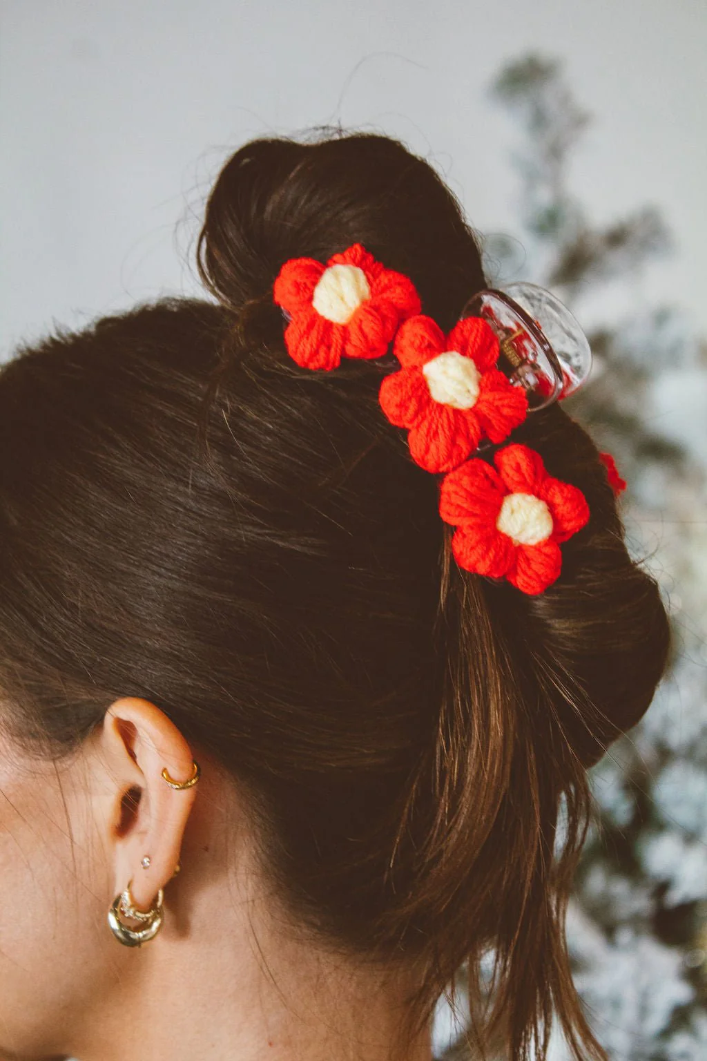 Knitted Petals Claw Clip - Image 5