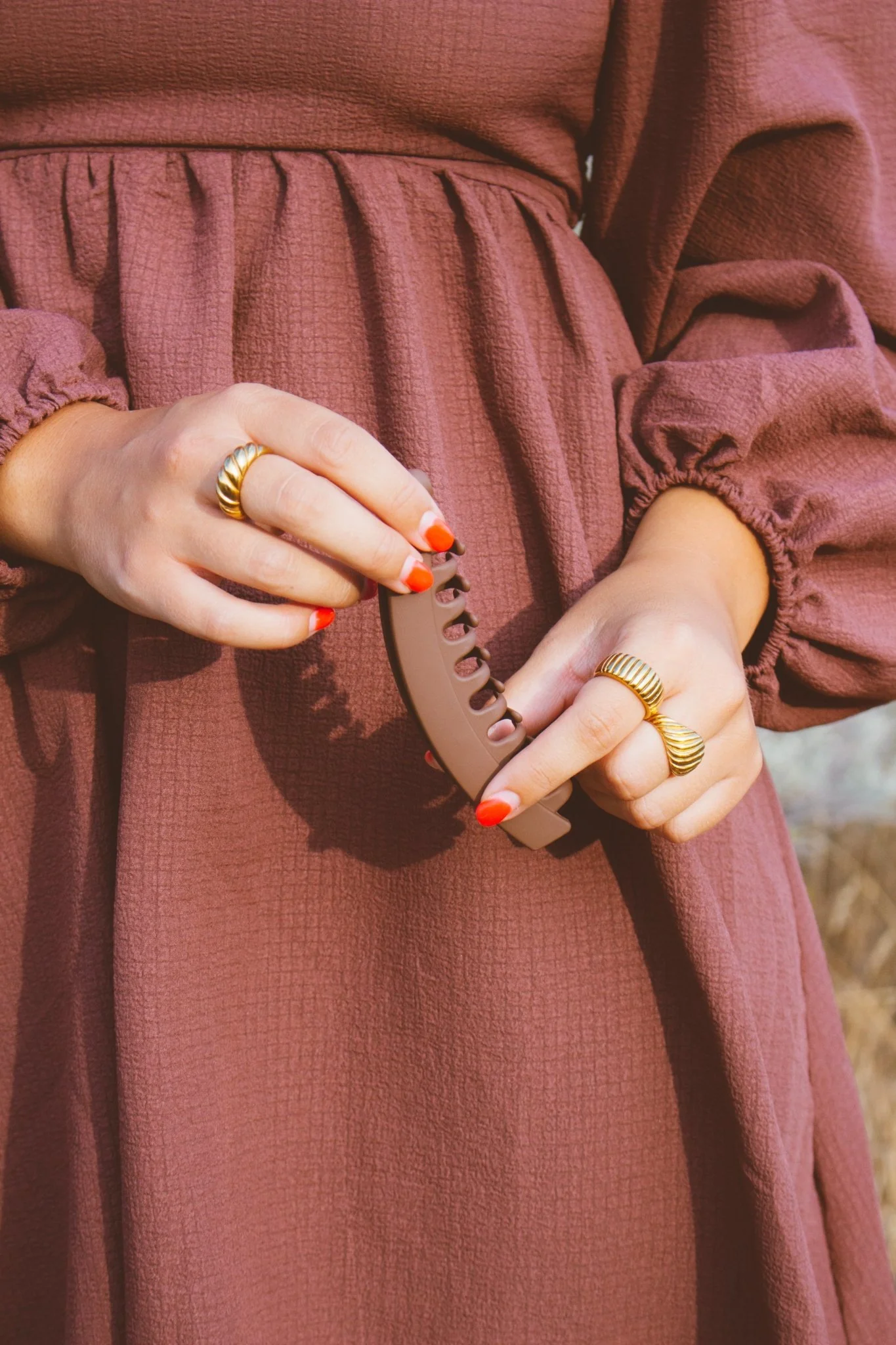 Large Banana Claw Clip - Image 4