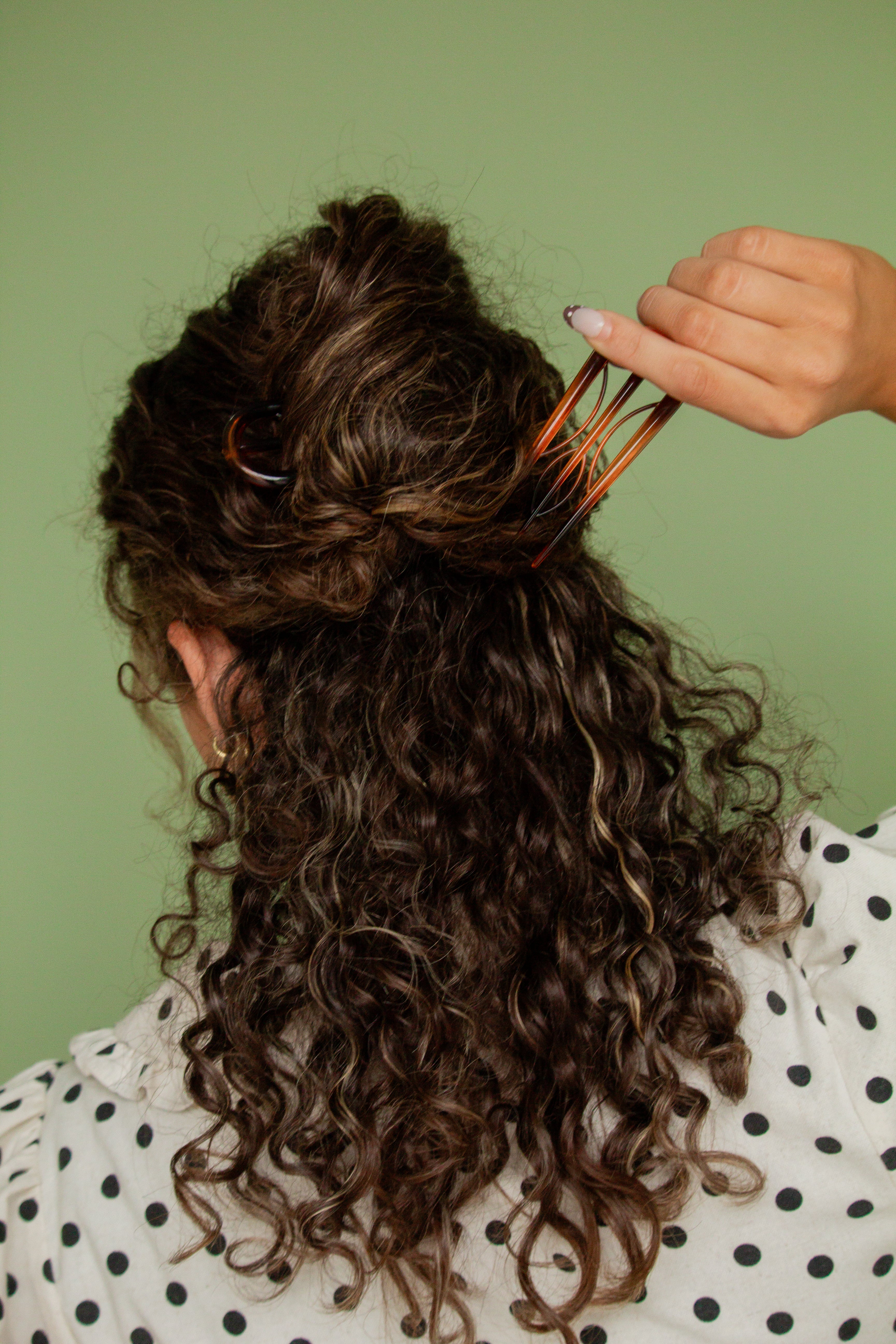Lattice U-Shaped Hair Pin - Image 5