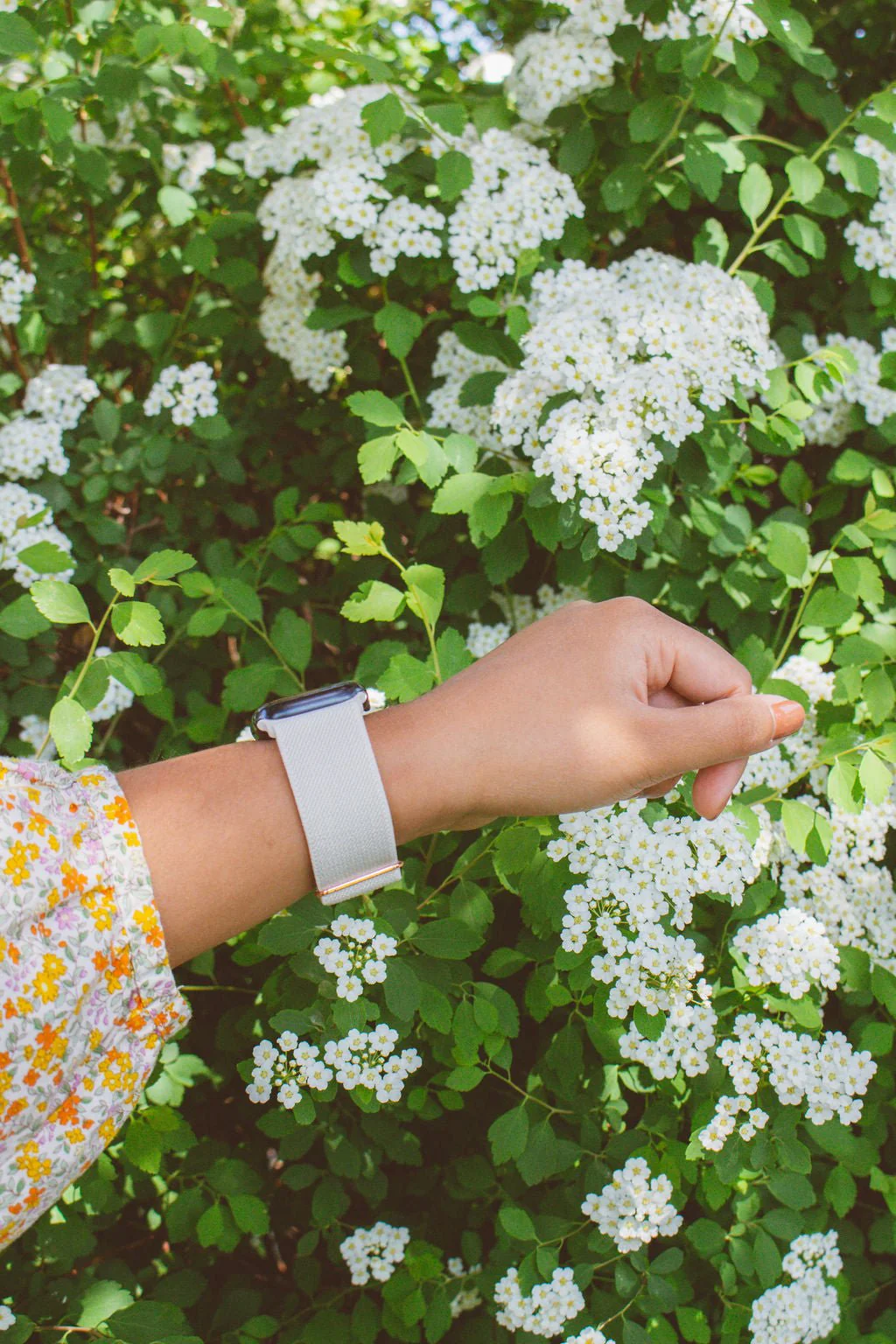 Linen Adjustable Elastic Watch Band - Image 5