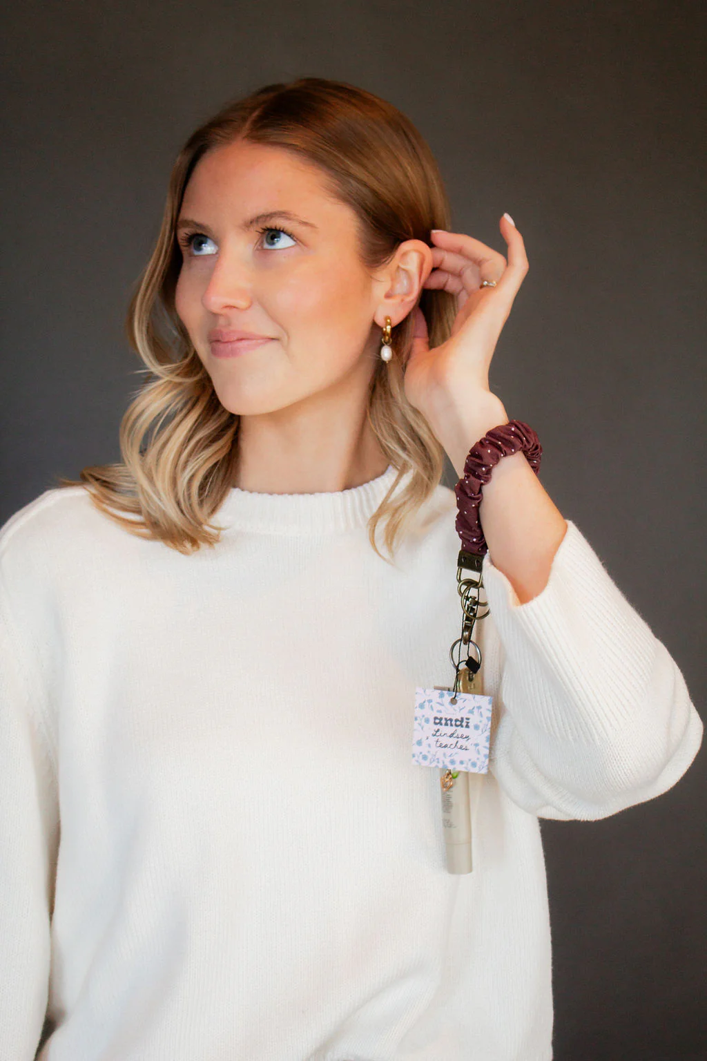 Flecked Mocha Keychain - Image 3