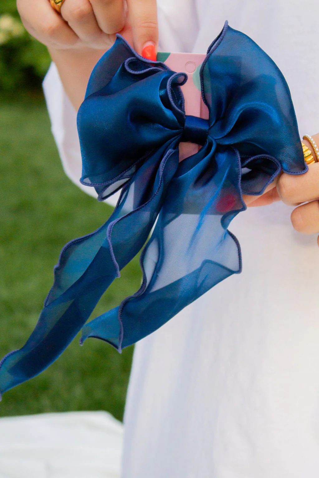 Remi Double Bow Barrette - Image 9