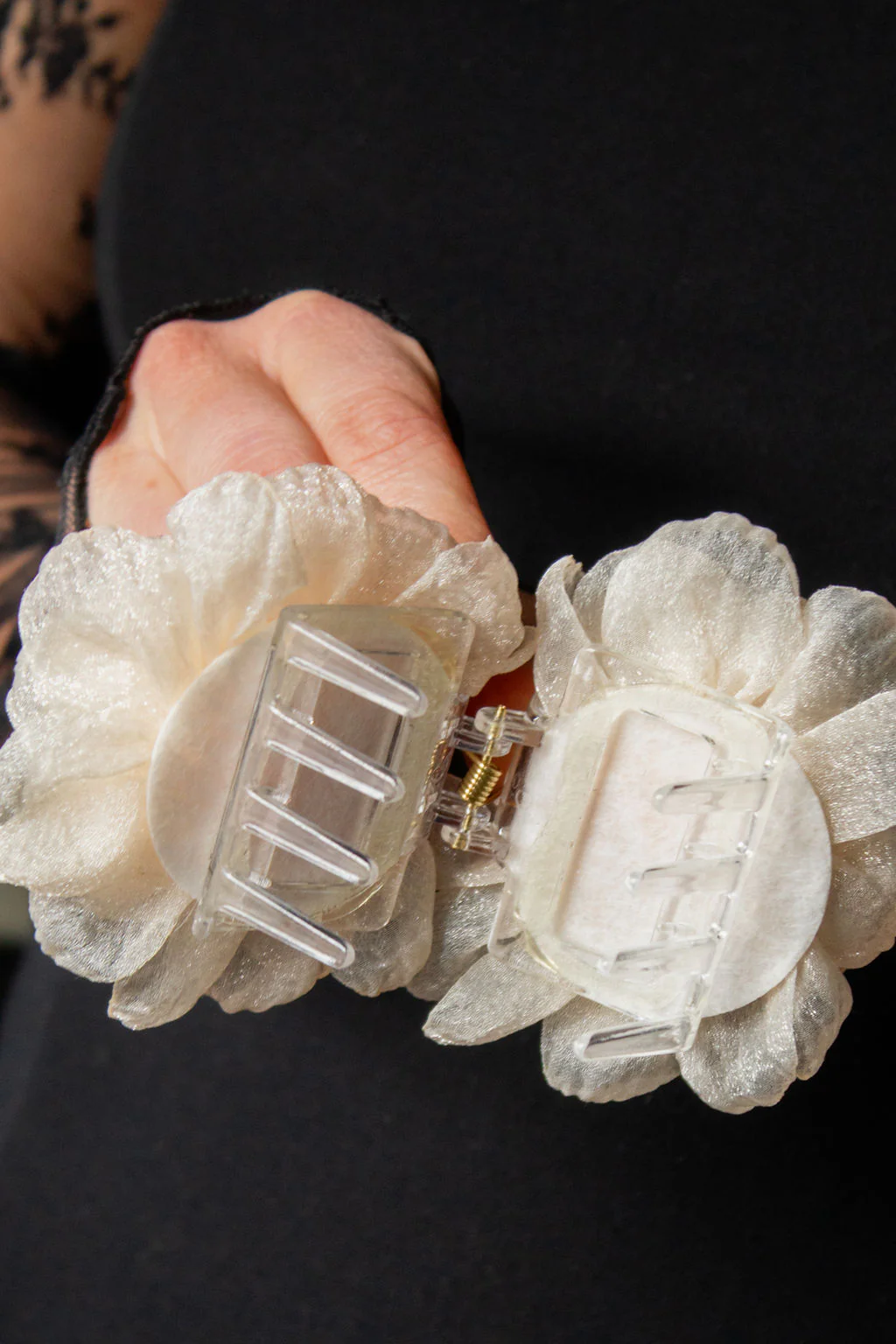 Rose Ruffle Claw Clip - Image 9