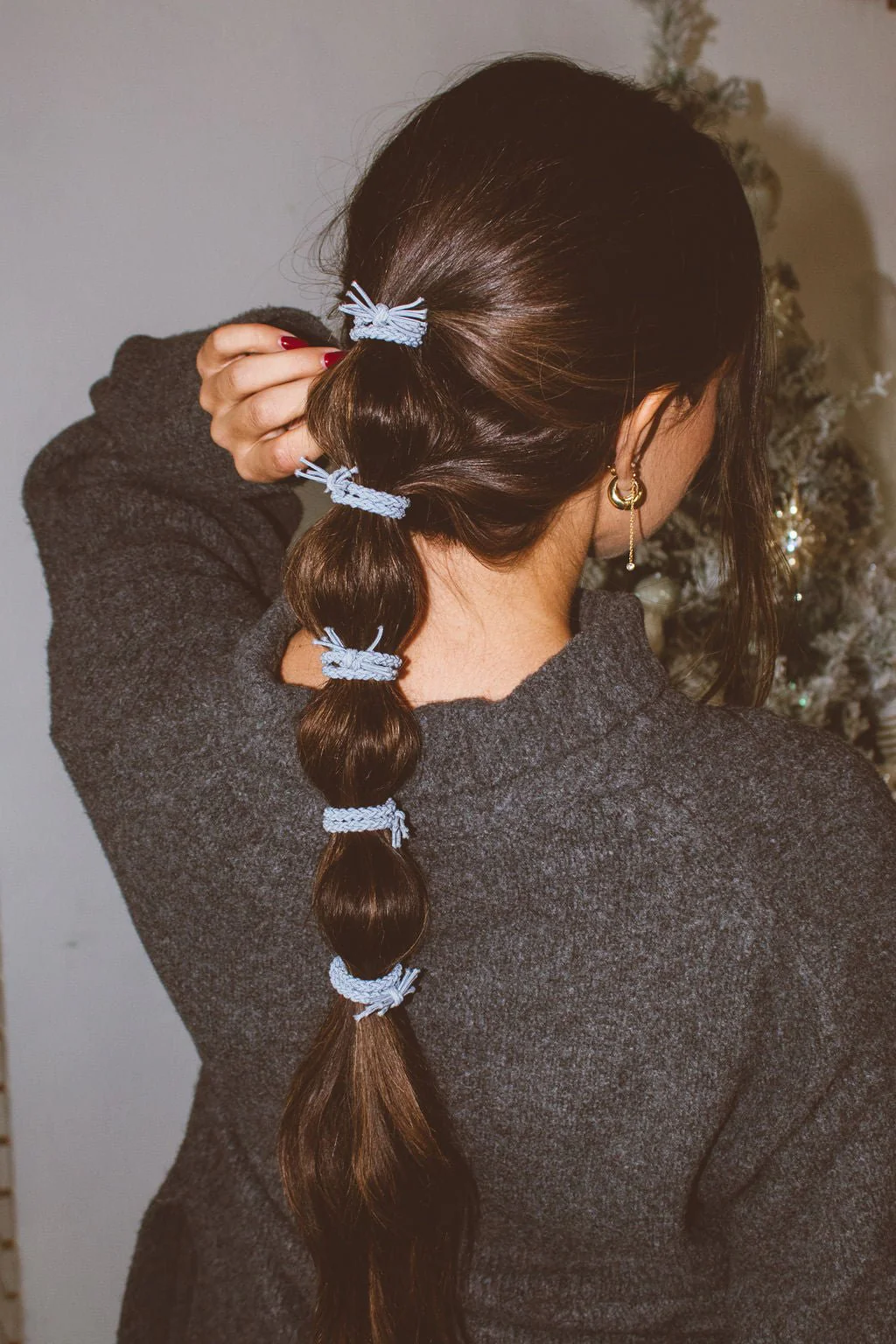 Rustic Braided Hair Ties 5-pack - Image 14