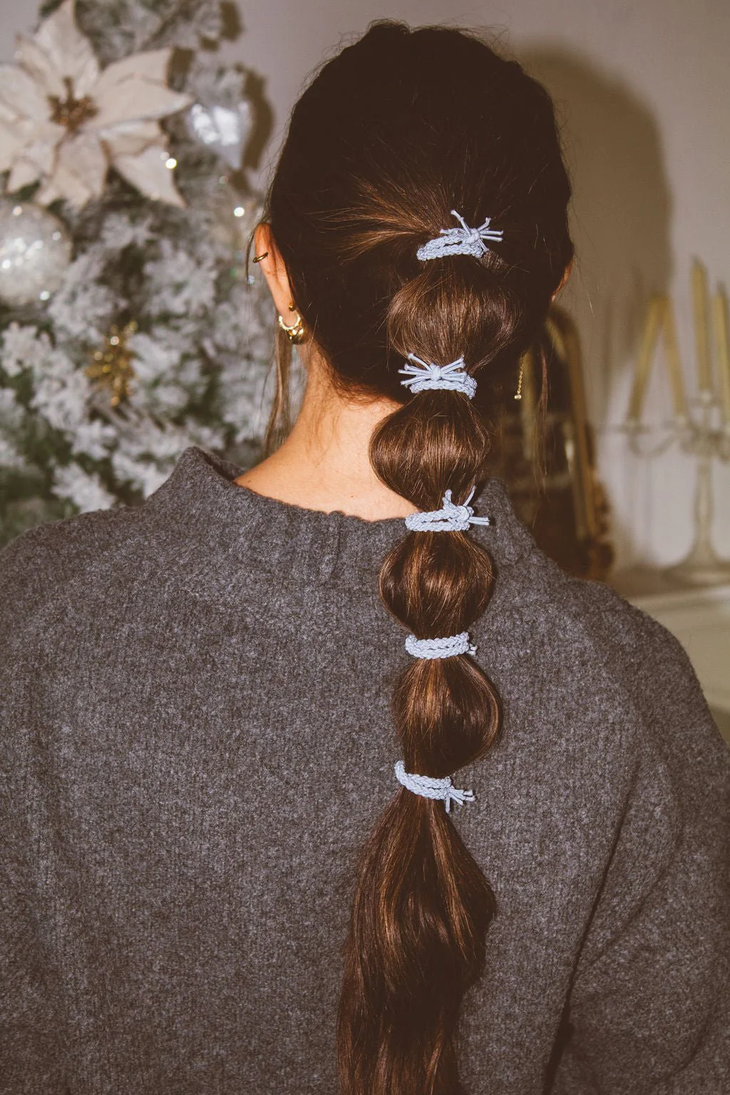 Rustic Braided Hair Ties 5-pack - Image 3