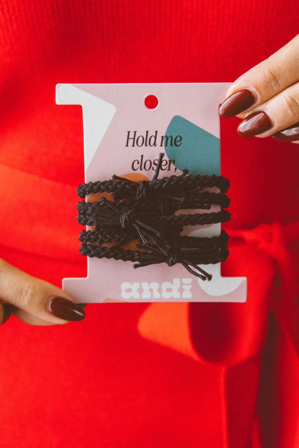 Rustic Braided Hair Ties 5-pack - Image 8