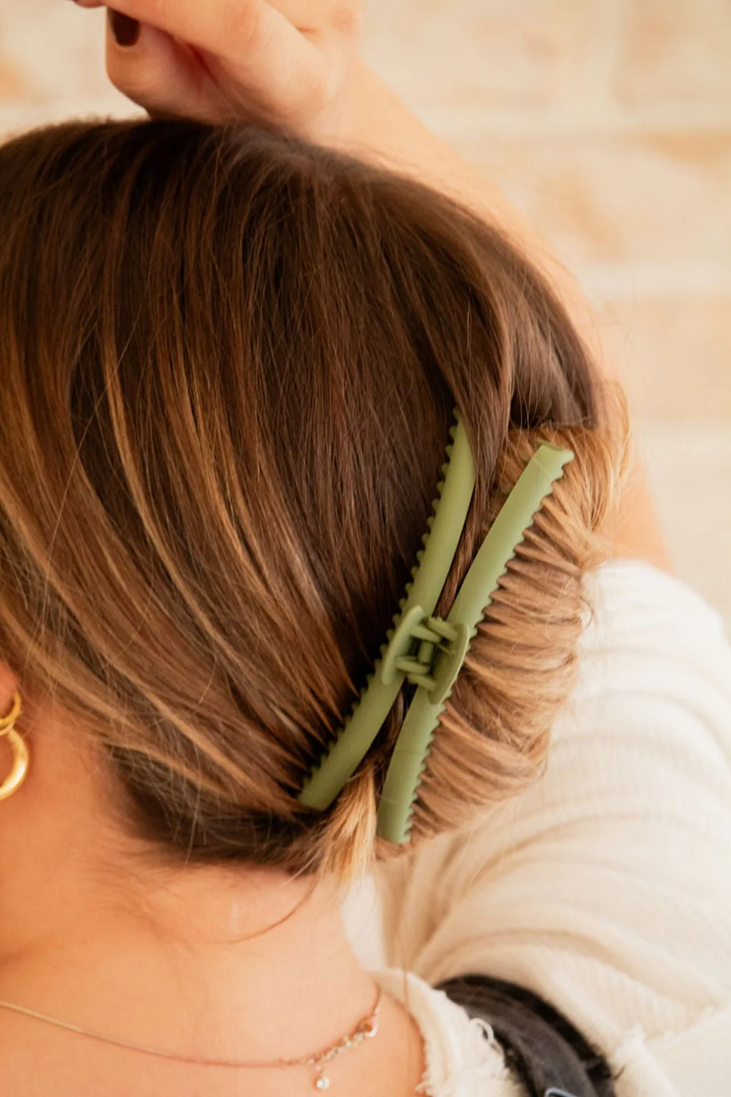 Thick Hair French Twist Claw Clip - Image 12