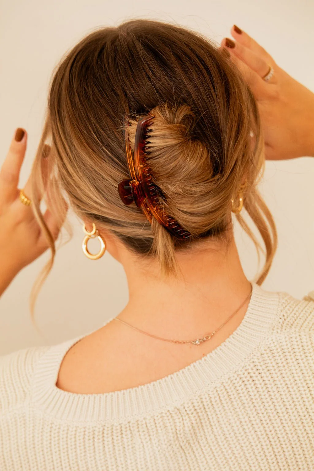 Thick Hair French Twist Claw Clip - Image 14