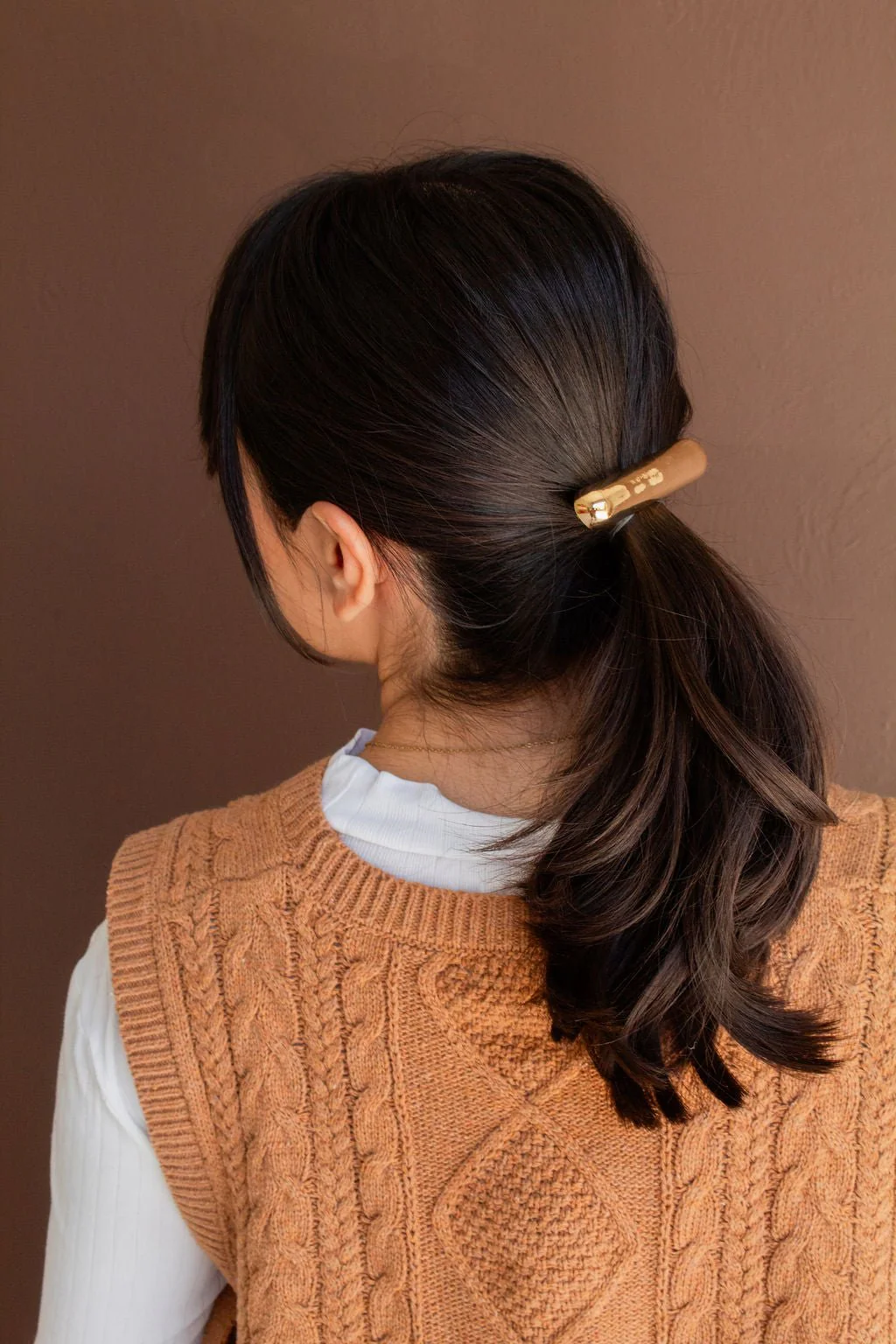 Smooth Metal Barrette - Image 5