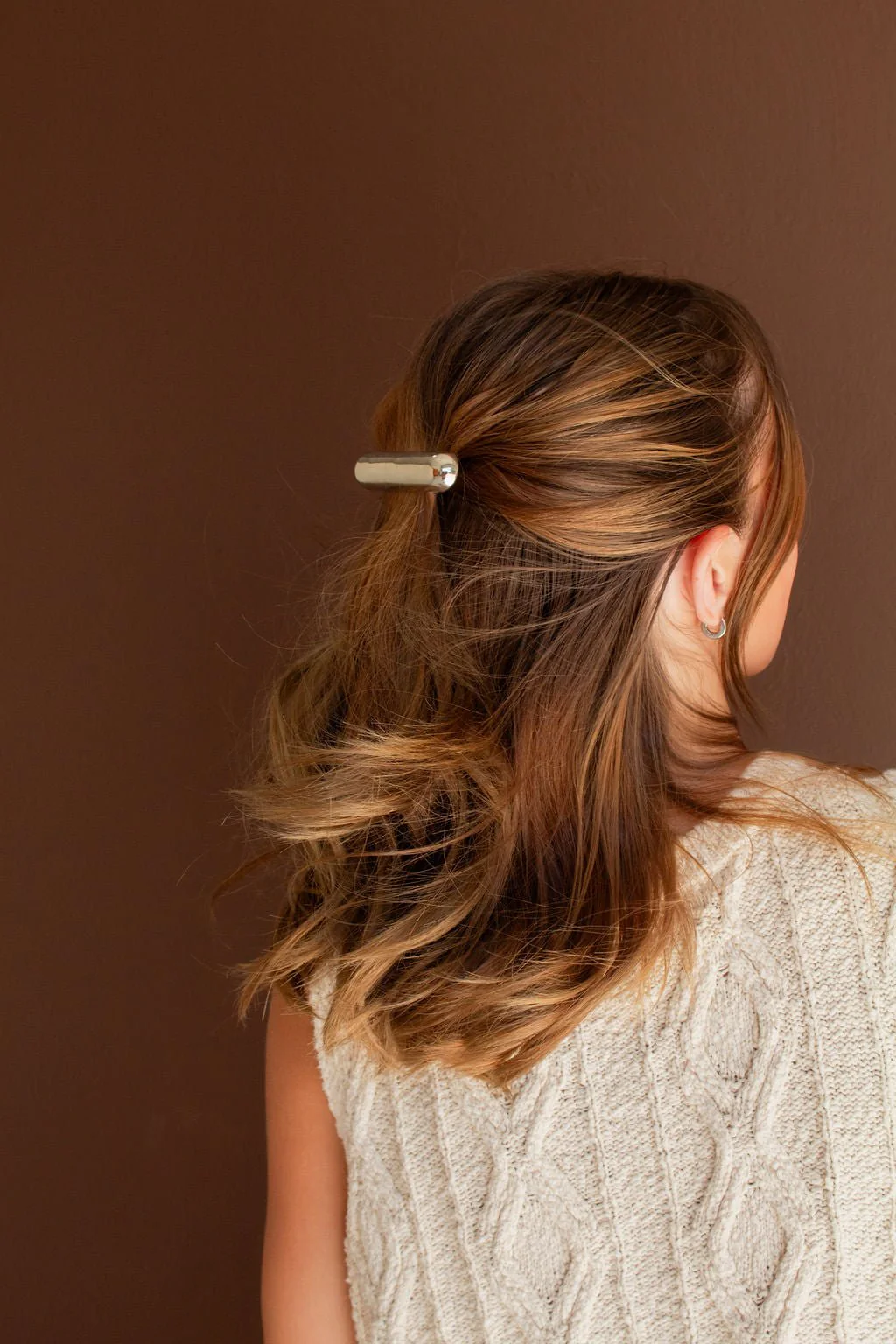 Smooth Metal Barrette - Image 8