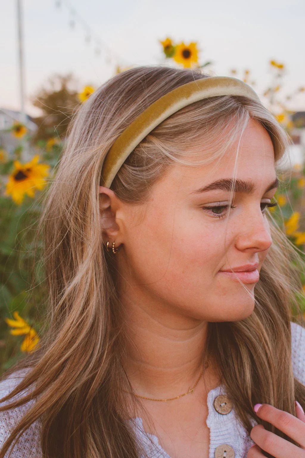 Slim Velvet Hard Headband - Image 4