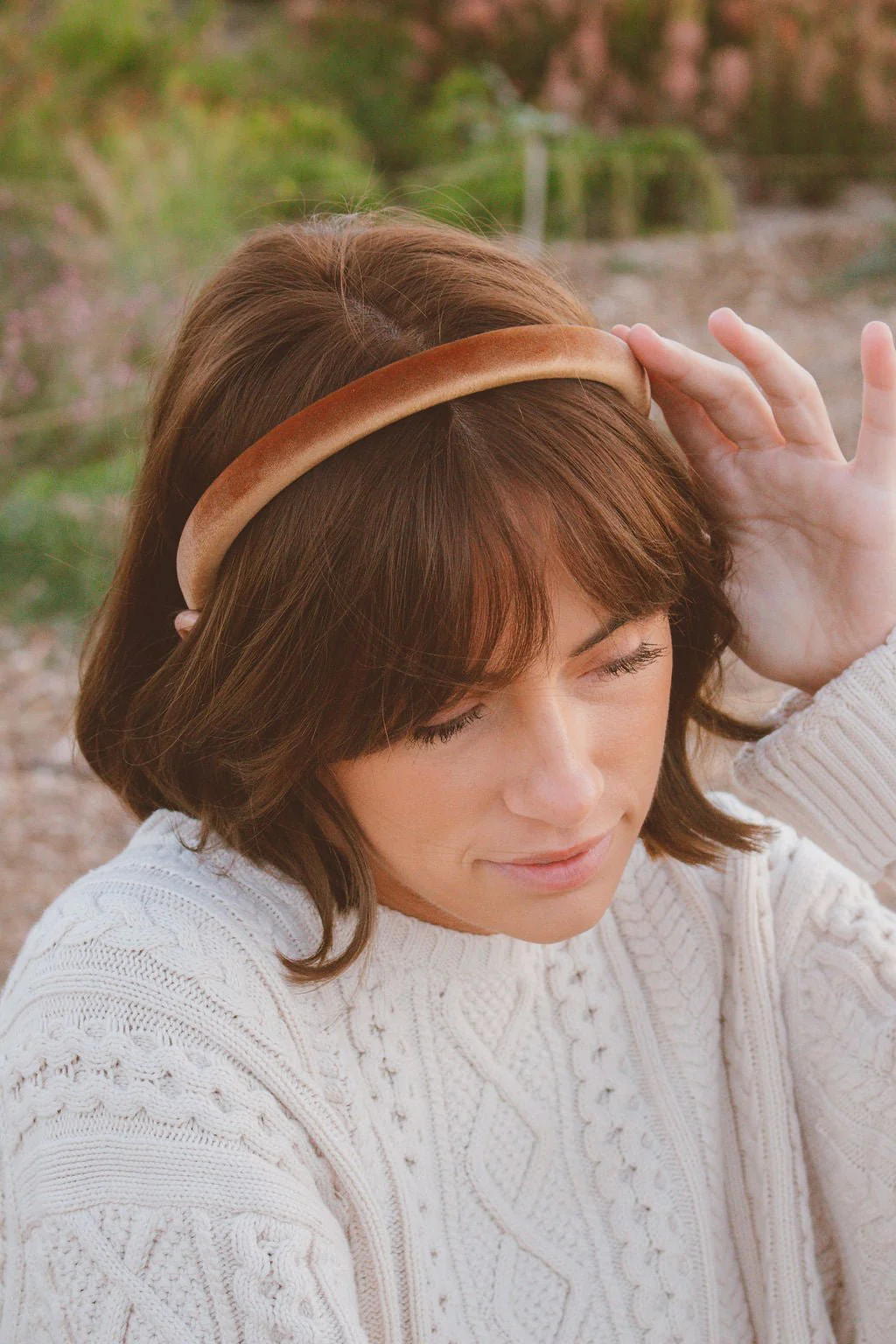 Slim Velvet Hard Headband - Image 7