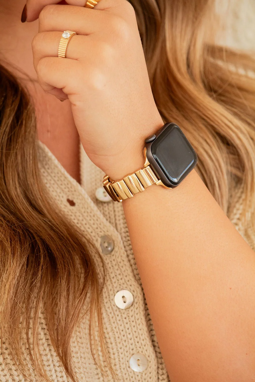 Uneven Segmented Apple Watch Band - Image 3