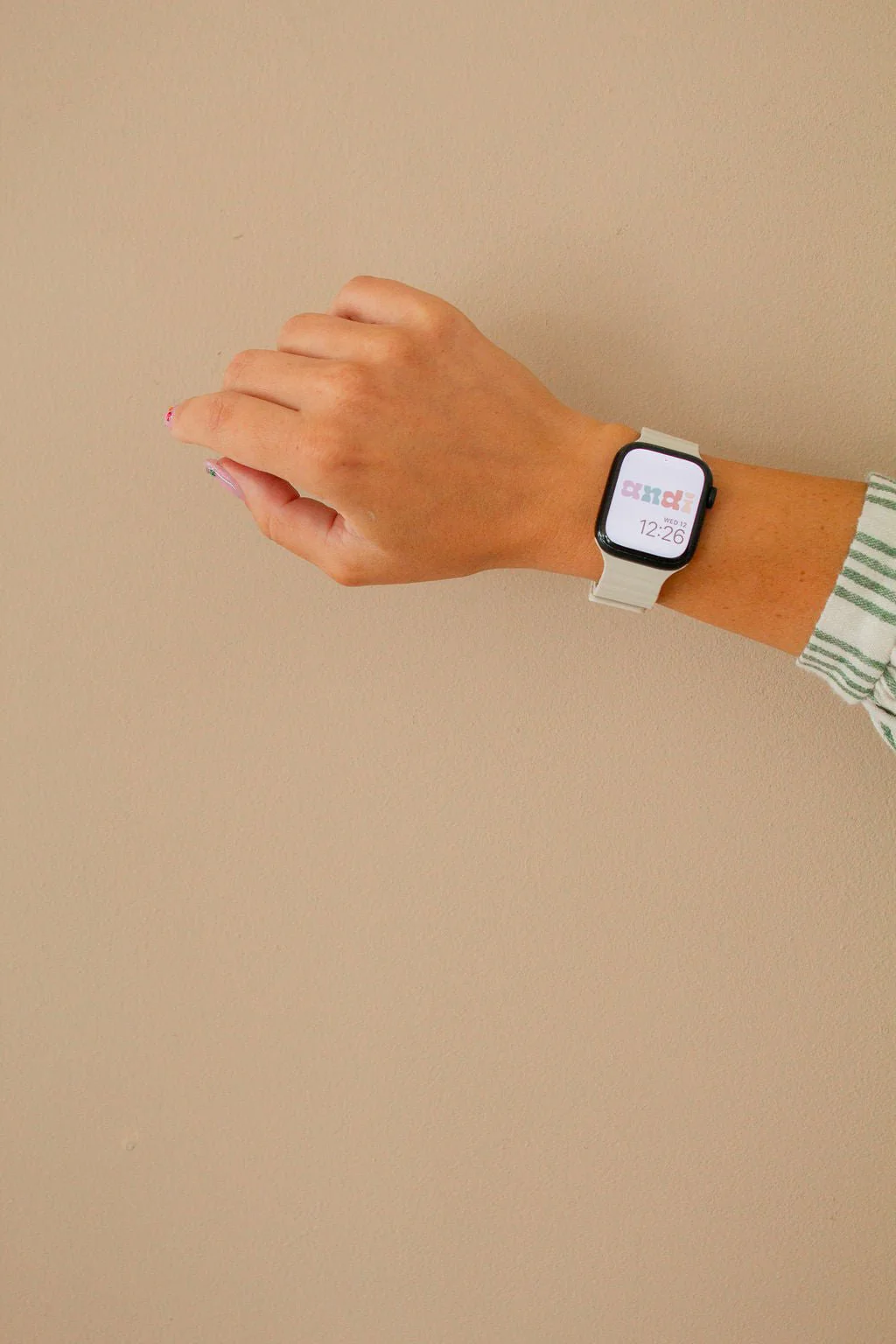 Warm White Magnetic Loop Watch Band - Image 3