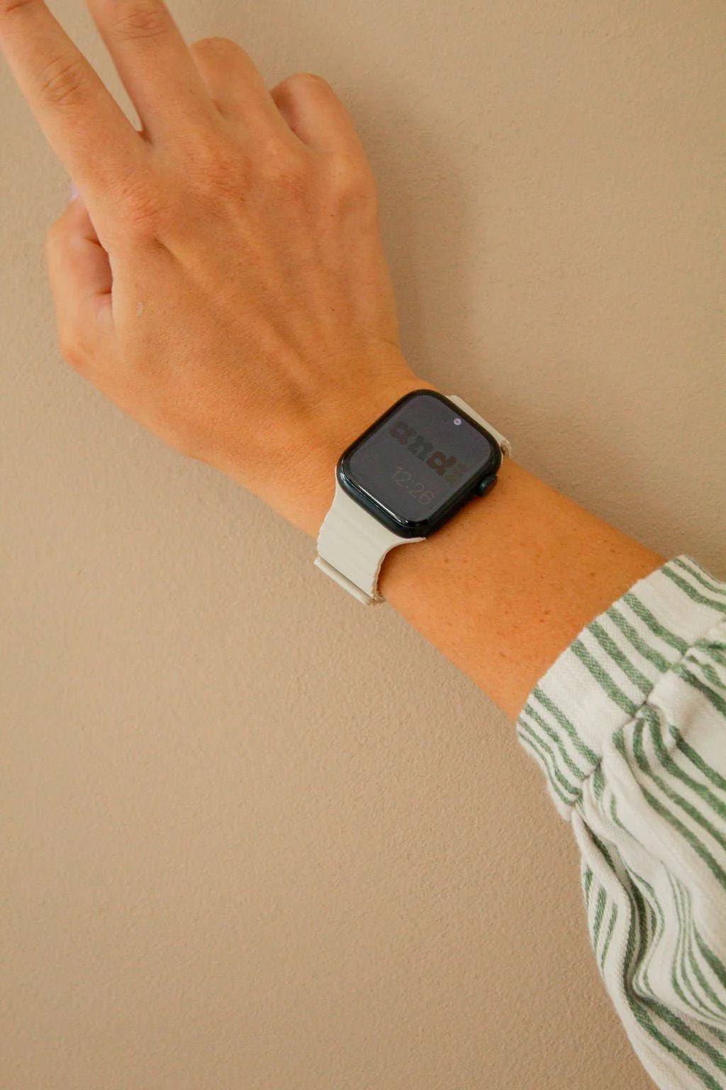 Warm White Magnetic Loop Watch Band - Image 4